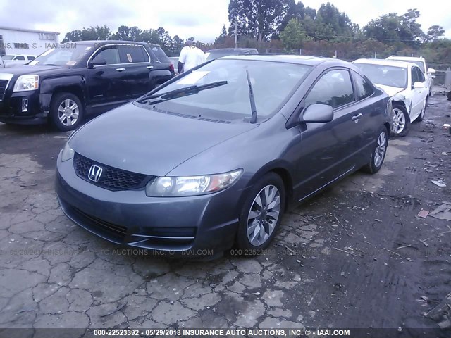 2HGFG12999H512910 - 2009 HONDA CIVIC EXL GRAY photo 2