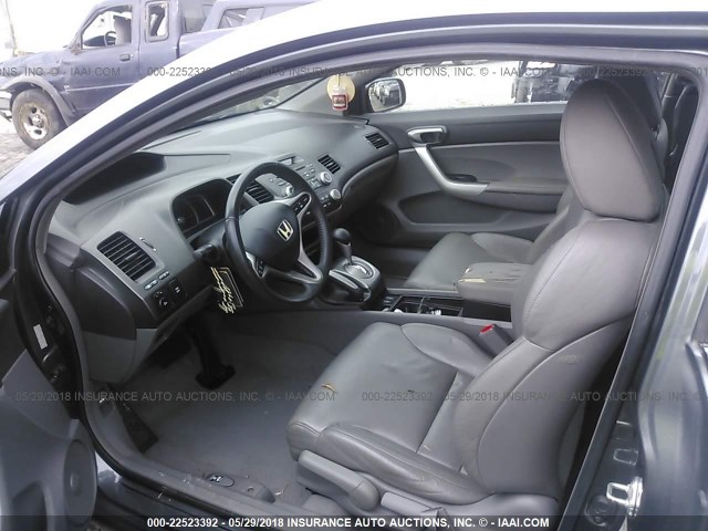 2HGFG12999H512910 - 2009 HONDA CIVIC EXL GRAY photo 5