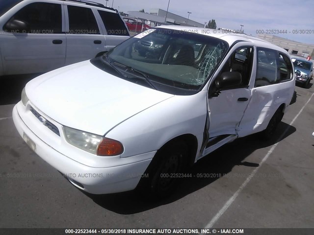 2FTDA54UXWBA86868 - 1998 FORD WINDSTAR WHITE photo 2