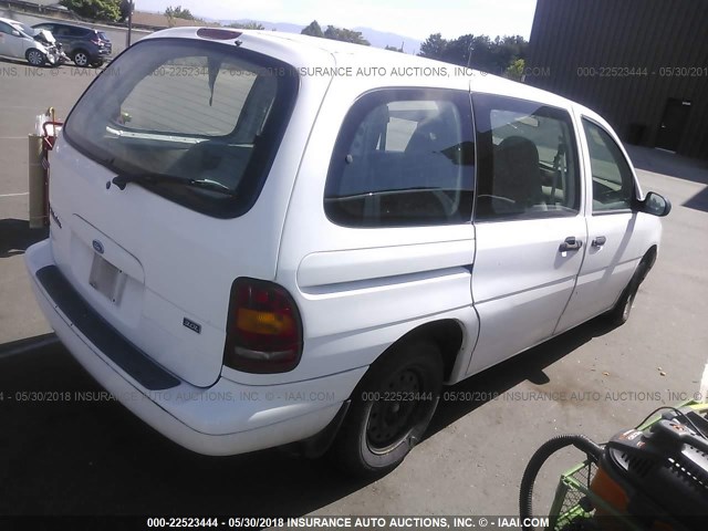 2FTDA54UXWBA86868 - 1998 FORD WINDSTAR WHITE photo 4