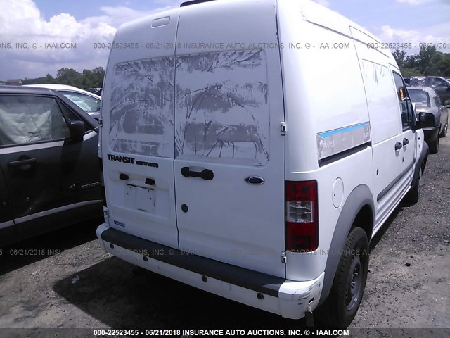 NM0LS7BN3AT018546 - 2010 FORD TRANSIT CONNECT XLT WHITE photo 4