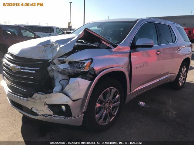 1GNEVJKW4JJ231159 - 2018 CHEVROLET TRAVERSE PREMIER SILVER photo 13