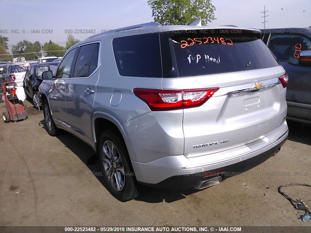 1GNEVJKW4JJ231159 - 2018 CHEVROLET TRAVERSE PREMIER SILVER photo 3