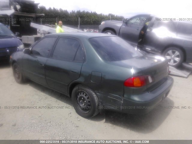 2T1BR18E8YC371266 - 2000 TOYOTA COROLLA VE/CE/LE 绿色 照片 3
