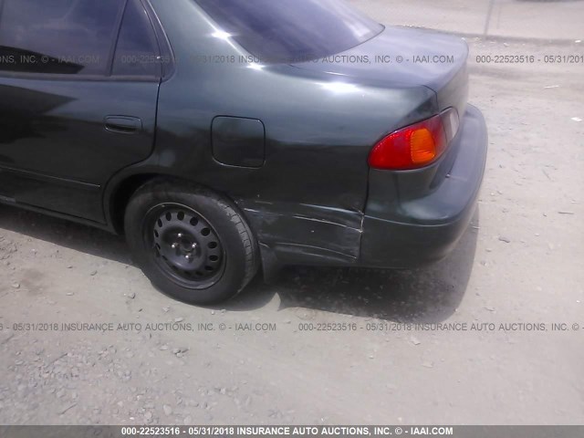 2T1BR18E8YC371266 - 2000 TOYOTA COROLLA VE/CE/LE GREEN photo 6