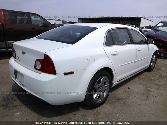 1G1ZC5EB2AF197993 - 2010 CHEVROLET MALIBU 1LT 白色 照片 4