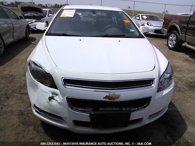 1G1ZC5EB2AF197993 - 2010 CHEVROLET MALIBU 1LT 白色 照片 6