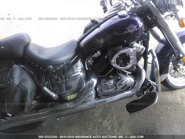 JYAVM01E21A029222 - 2001 YAMAHA XVS65 A PURPLE photo 8