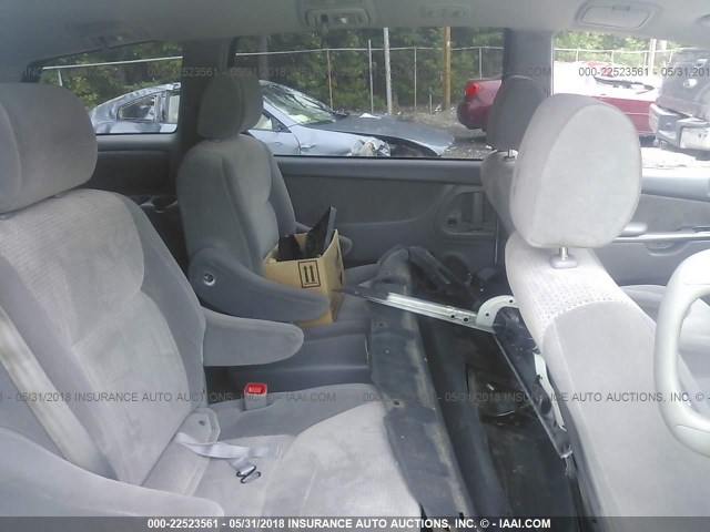 5TDZK23C28S140692 - 2008 TOYOTA SIENNA CE/LE WHITE photo 8