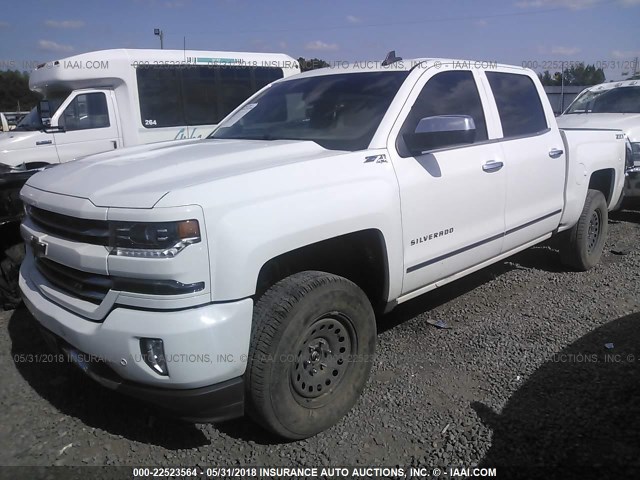 3GCUKSEC6GG225734 - 2016 CHEVROLET SILVERADO K1500 LTZ WHITE photo 2