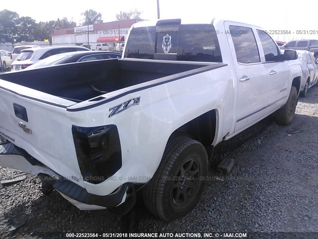 3GCUKSEC6GG225734 - 2016 CHEVROLET SILVERADO K1500 LTZ WHITE photo 4