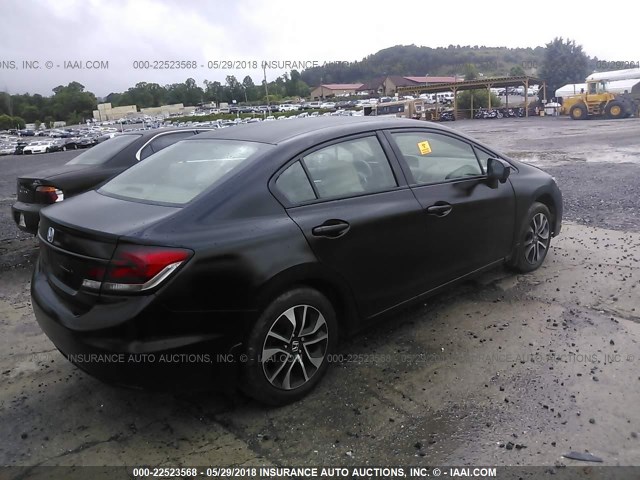 19XFB2F89FE038131 - 2015 HONDA CIVIC EX BLACK photo 4