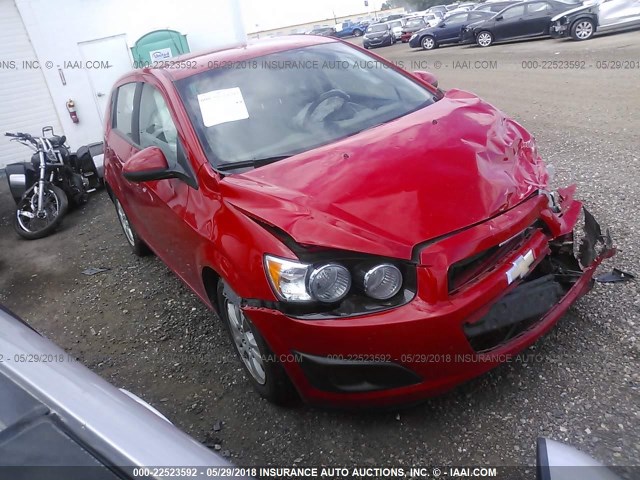 1G1JB6SH3C4219349 - 2012 CHEVROLET SONIC LS 红色 照片 1