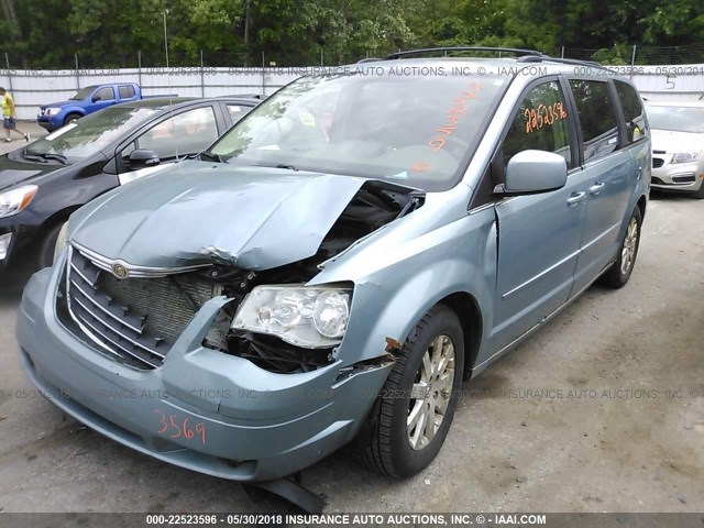 2A8HR54P18R679106 - 2008 CHRYSLER TOWN & COUNTRY TOURING GREEN photo 2