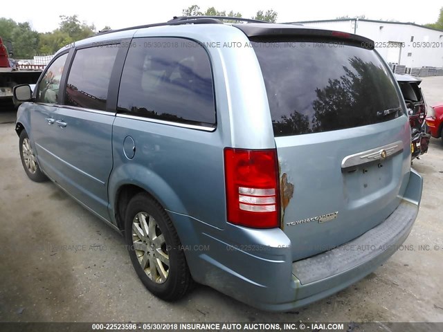 2A8HR54P18R679106 - 2008 CHRYSLER TOWN & COUNTRY TOURING GREEN photo 3