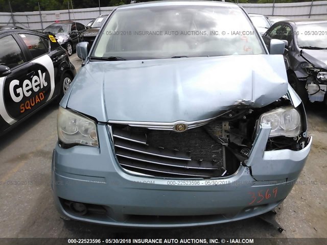 2A8HR54P18R679106 - 2008 CHRYSLER TOWN & COUNTRY TOURING GREEN photo 6
