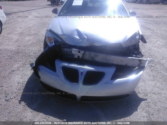 1G2ZG57BX94215936 - 2009 PONTIAC G6 SILVER photo 6