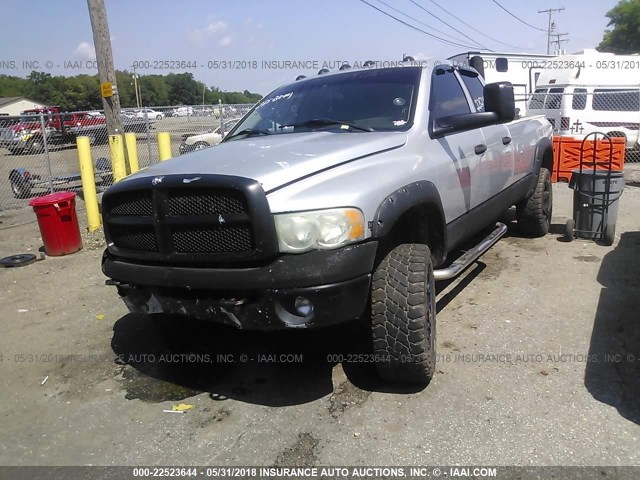 3D7LU38CX4G182704 - 2004 DODGE RAM 3500 ST/SLT SILVER photo 2