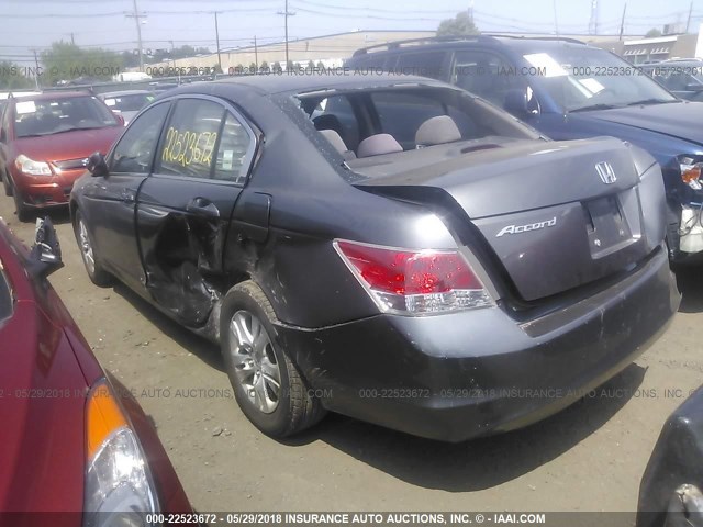 1HGCP26488A080766 - 2008 HONDA ACCORD LXP GRAY photo 3