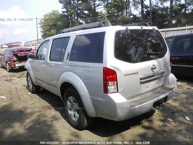 5N1AR1NN5CC621852 - 2012 NISSAN PATHFINDER S/LE/SE GRAY photo 3