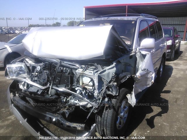 JTEHT05J922028653 - 2002 TOYOTA LAND CRUISER  SILVER photo 6