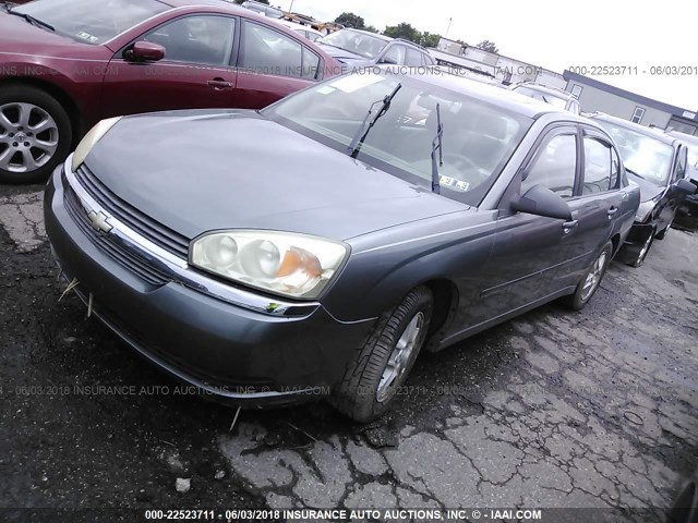1G1ZT54855F178267 - 2005 CHEVROLET MALIBU LS 灰色 照片 2