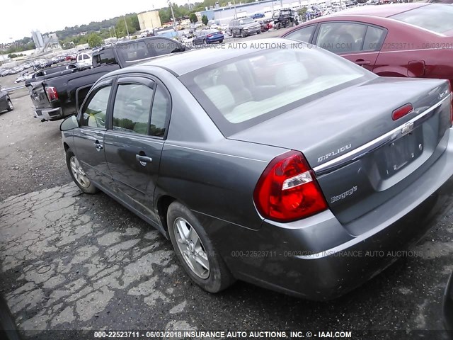 1G1ZT54855F178267 - 2005 CHEVROLET MALIBU LS 灰色 照片 3
