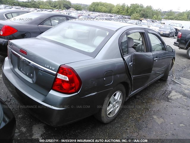 1G1ZT54855F178267 - 2005 CHEVROLET MALIBU LS 灰色 照片 4