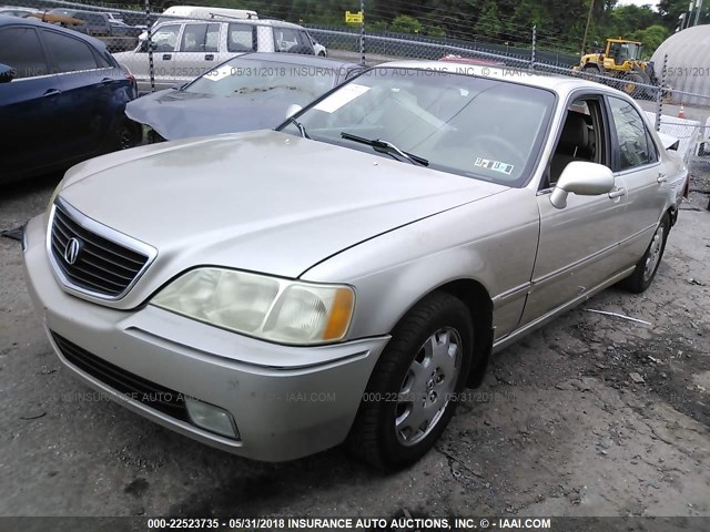 JH4KA96634C006593 - 2004 ACURA 3.5RL BEIGE photo 2