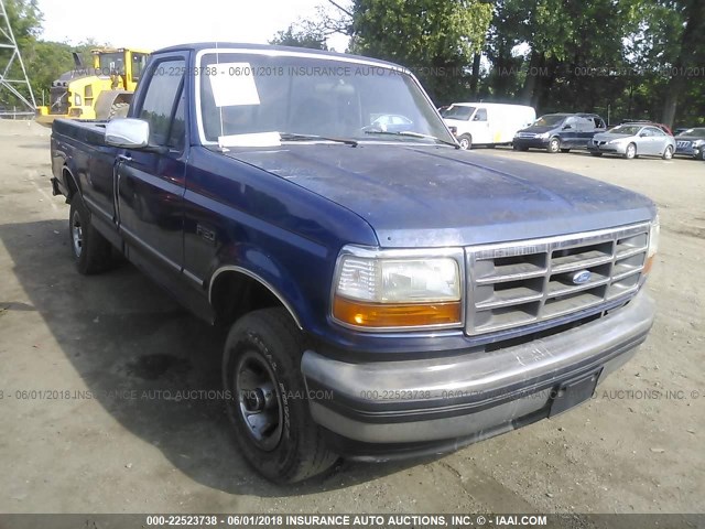 1FTEF14Y3TLA36407 - 1996 FORD F150 Mavi foto 1