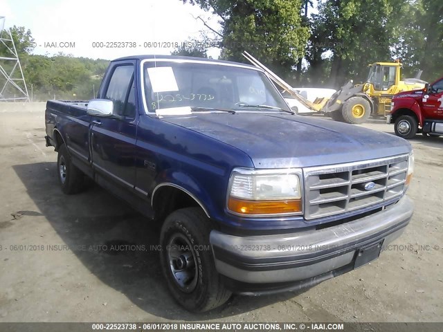 1FTEF14Y3TLA36407 - 1996 FORD F150 Mavi foto 3