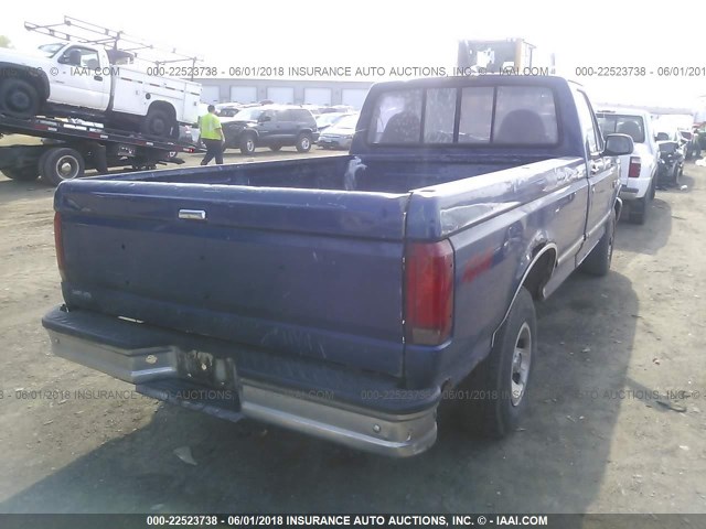 1FTEF14Y3TLA36407 - 1996 FORD F150 Mavi foto 4