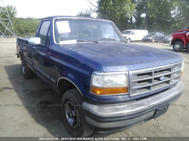 1FTEF14Y3TLA36407 - 1996 FORD F150 Mavi foto 6