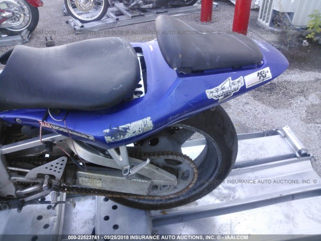 JYARJ04E51A018012 - 2001 YAMAHA YZF-R6 L BLUE photo 6