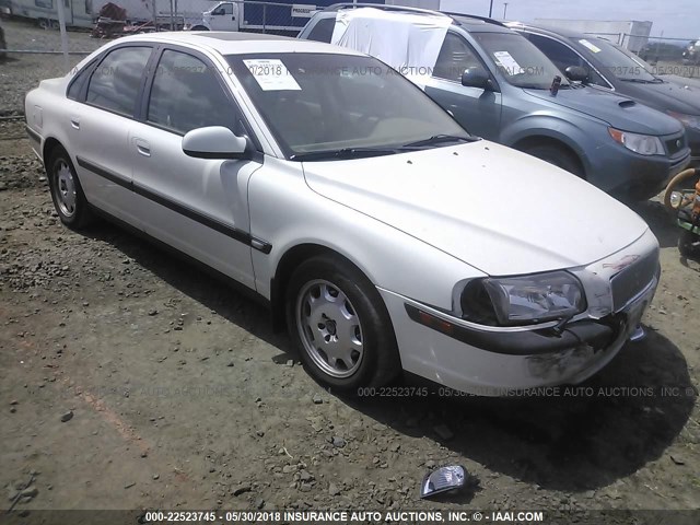 YV1TS94D511157442 - 2001 VOLVO S80 WHITE photo 1