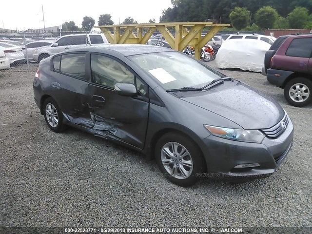 JHMZE2H78AS023410 - 2010 HONDA INSIGHT EX GRAY photo 1