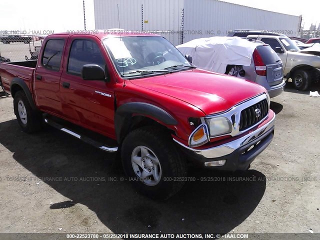 5TEGN92N42Z070715 - 2002 TOYOTA TACOMA DOUBLE CAB PRERUNNER RED photo 6