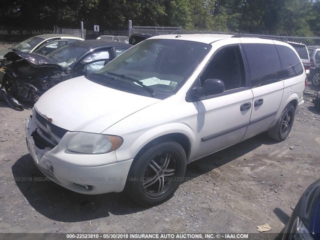 1D4GP24R67B184957 - 2007 DODGE GRAND CARAVAN SE WHITE photo 2