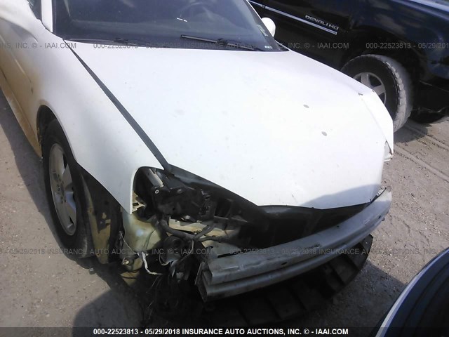 2G2WP552961257298 - 2006 PONTIAC GRAND PRIX WHITE photo 6