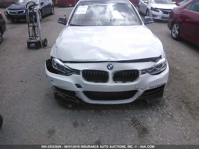 WBA3A9C53EF479313 - 2014 BMW 335 I WHITE photo 6