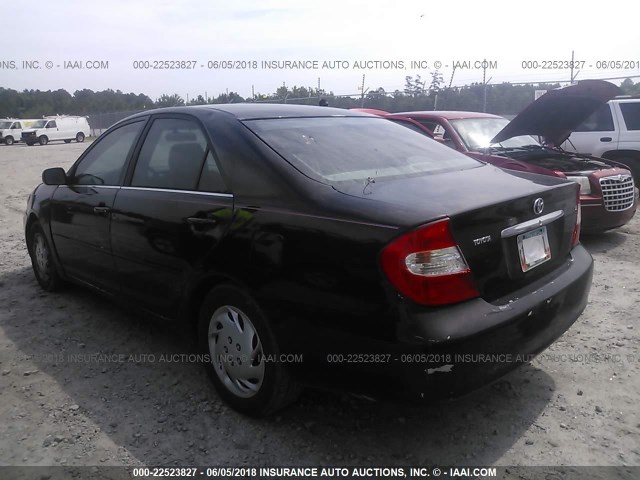 4T1BE32K42U608430 - 2002 TOYOTA CAMRY LE/XLE/SE 黑色 照片 3