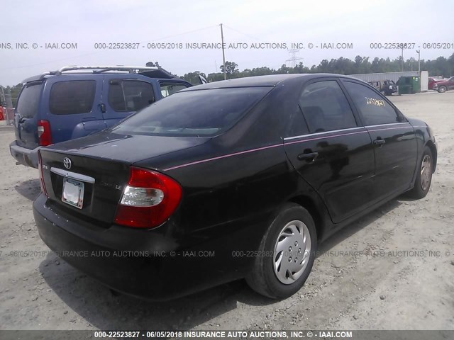 4T1BE32K42U608430 - 2002 TOYOTA CAMRY LE/XLE/SE 黑色 照片 4