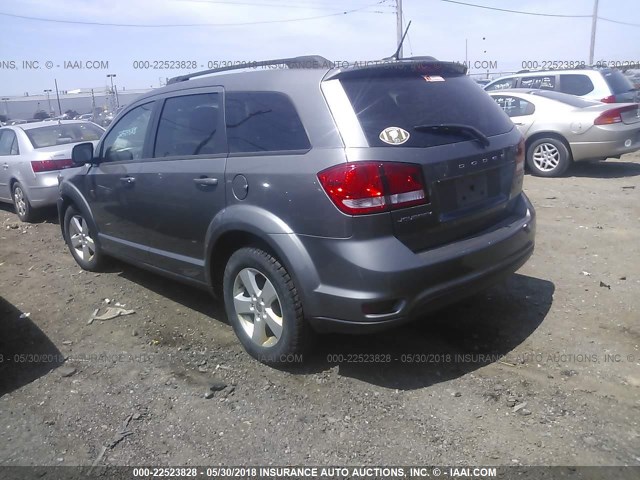 3C4PDCBB7CT394400 - 2012 DODGE JOURNEY SXT GRAY photo 3