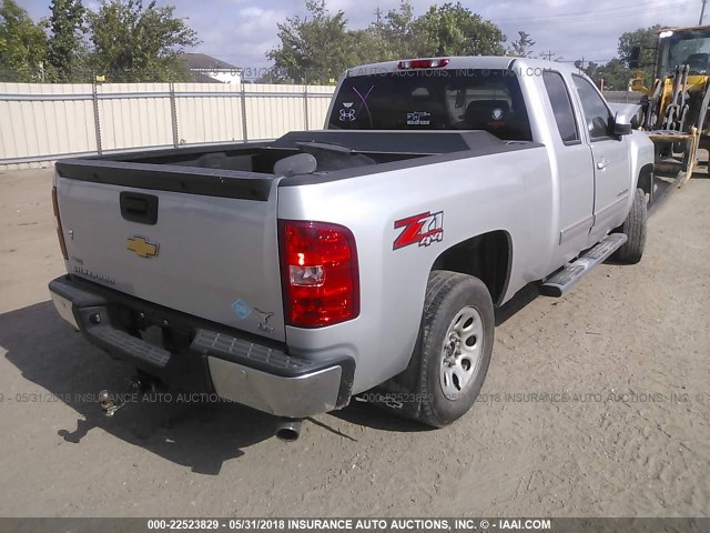 1GCRKTE37BZ241851 - 2011 CHEVROLET SILVERADO K1500 LTZ SILVER photo 4