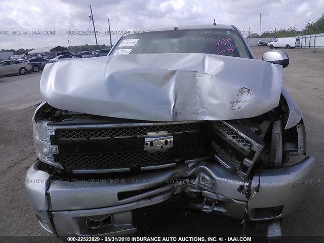 1GCRKTE37BZ241851 - 2011 CHEVROLET SILVERADO K1500 LTZ SILVER photo 6