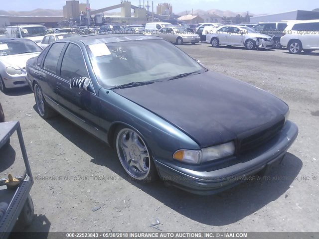 1G1BL52P5TR166630 - 1996 CHEVROLET CAPRICE / IMPALA CLASSIC/SS GREEN photo 1