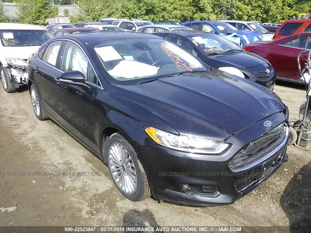 3FA6P0D97FR164794 - 2015 FORD FUSION TITANIUM BLACK photo 1