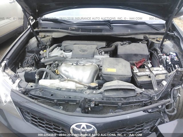4T1BF1FK7CU193147 - 2012 TOYOTA CAMRY SE/LE/XLE 黑色 照片 10