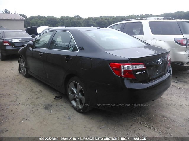 4T1BF1FK7CU193147 - 2012 TOYOTA CAMRY SE/LE/XLE 黑色 照片 3