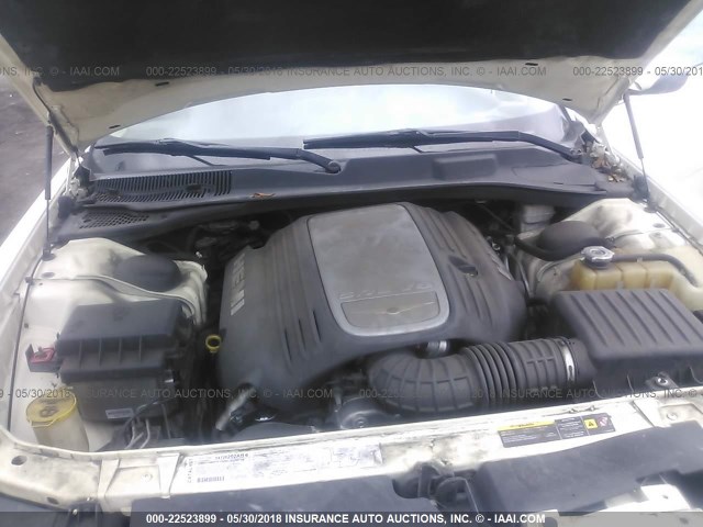 2C3JA63H85H573726 - 2005 CHRYSLER 300C WHITE photo 10